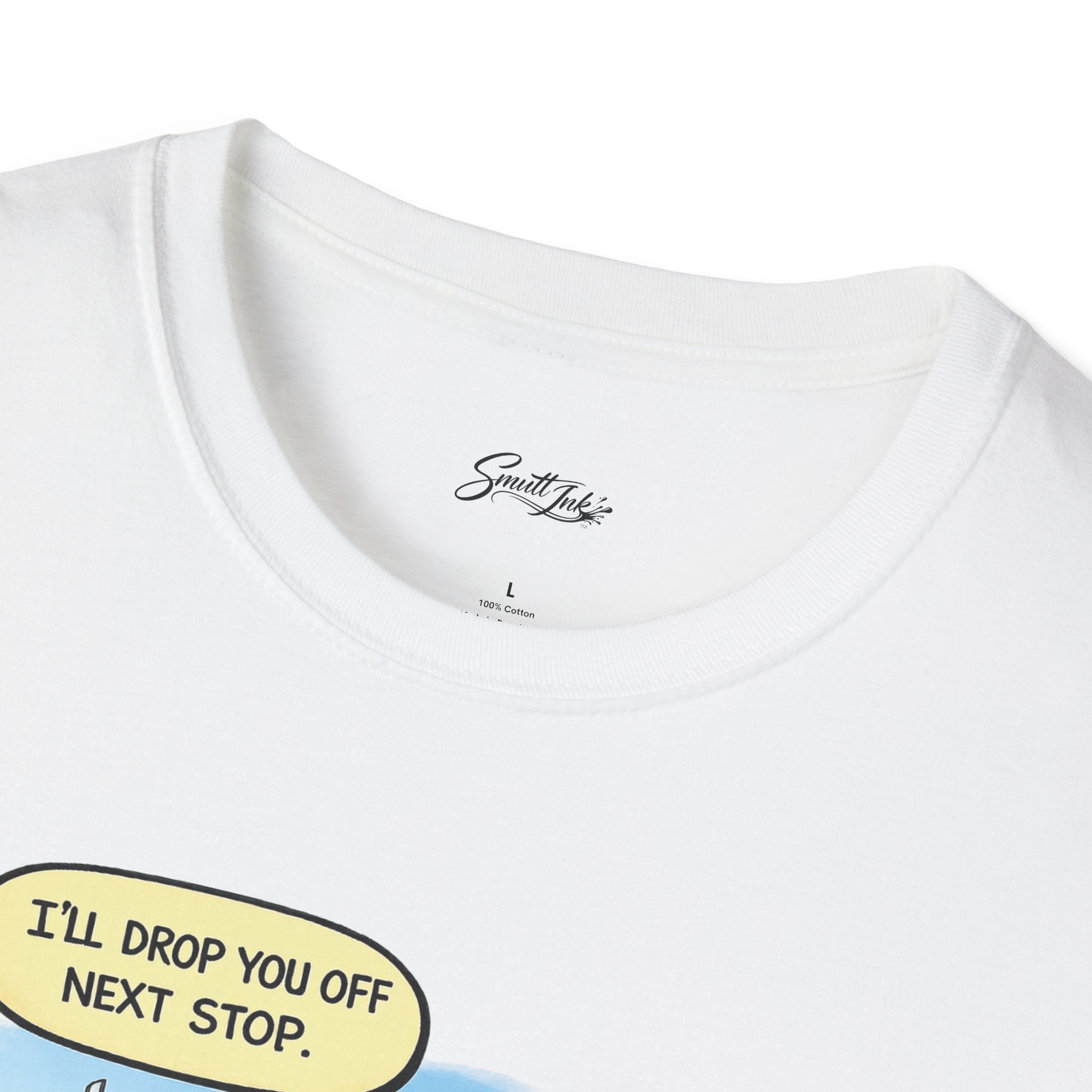 Trucker Rescue T‑Shirt – 'I’ll Drop You Off Next Stop' Vintage Semi Driver Tee