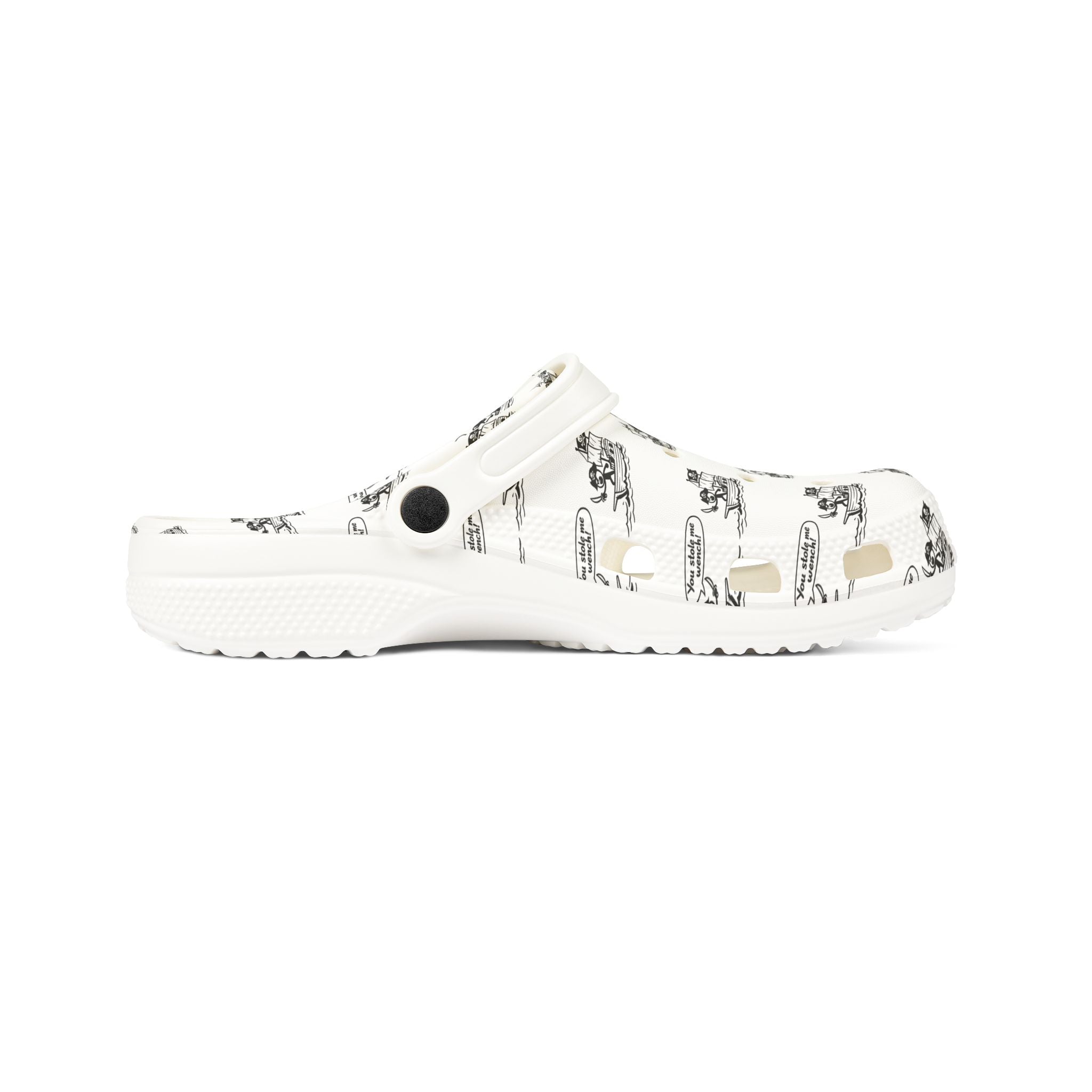 Pirates duel on the high seas-EVA Foam Rubber Shoes (AOP)