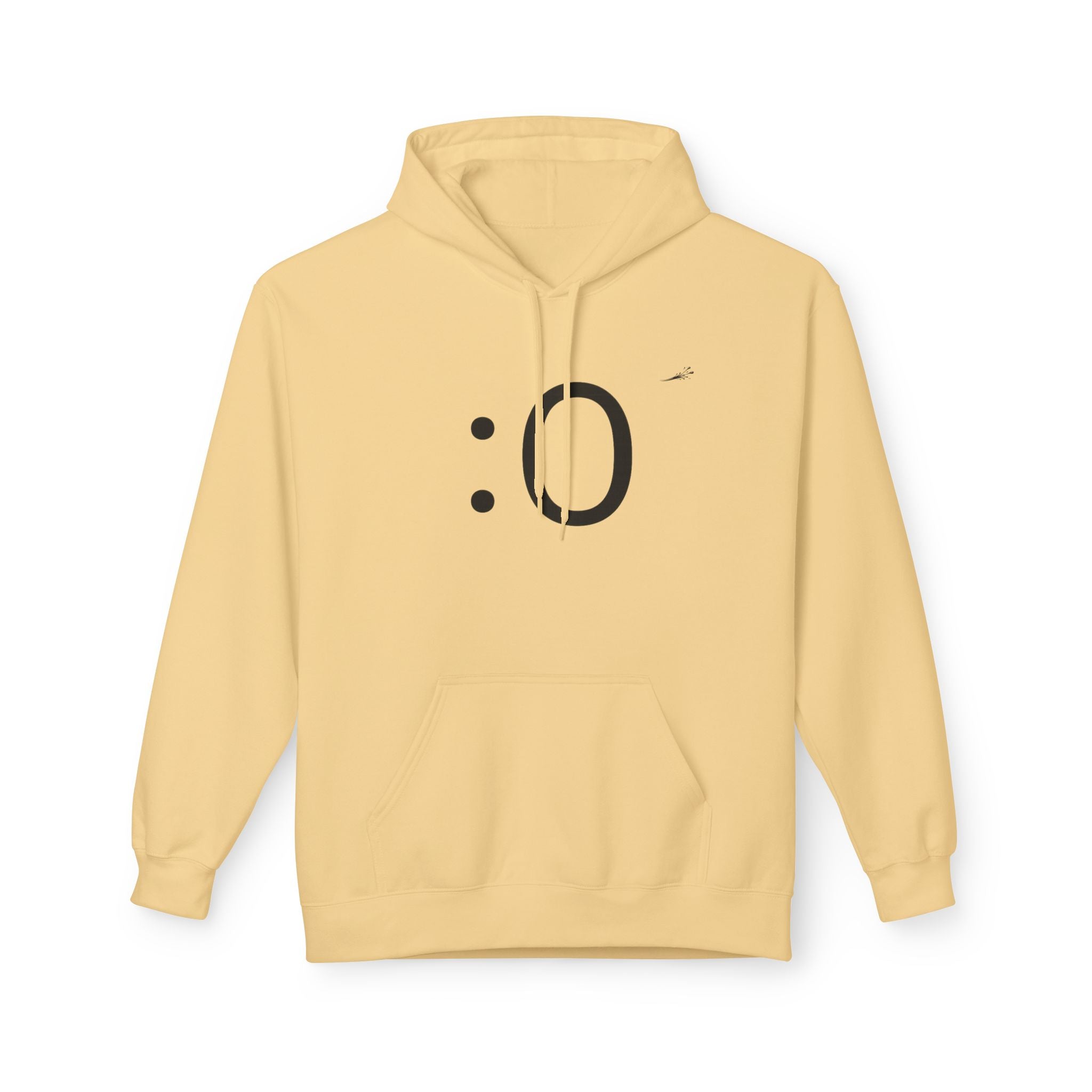 Smiley Face Hoodie – Minimal Emoticon Graphic Pullover