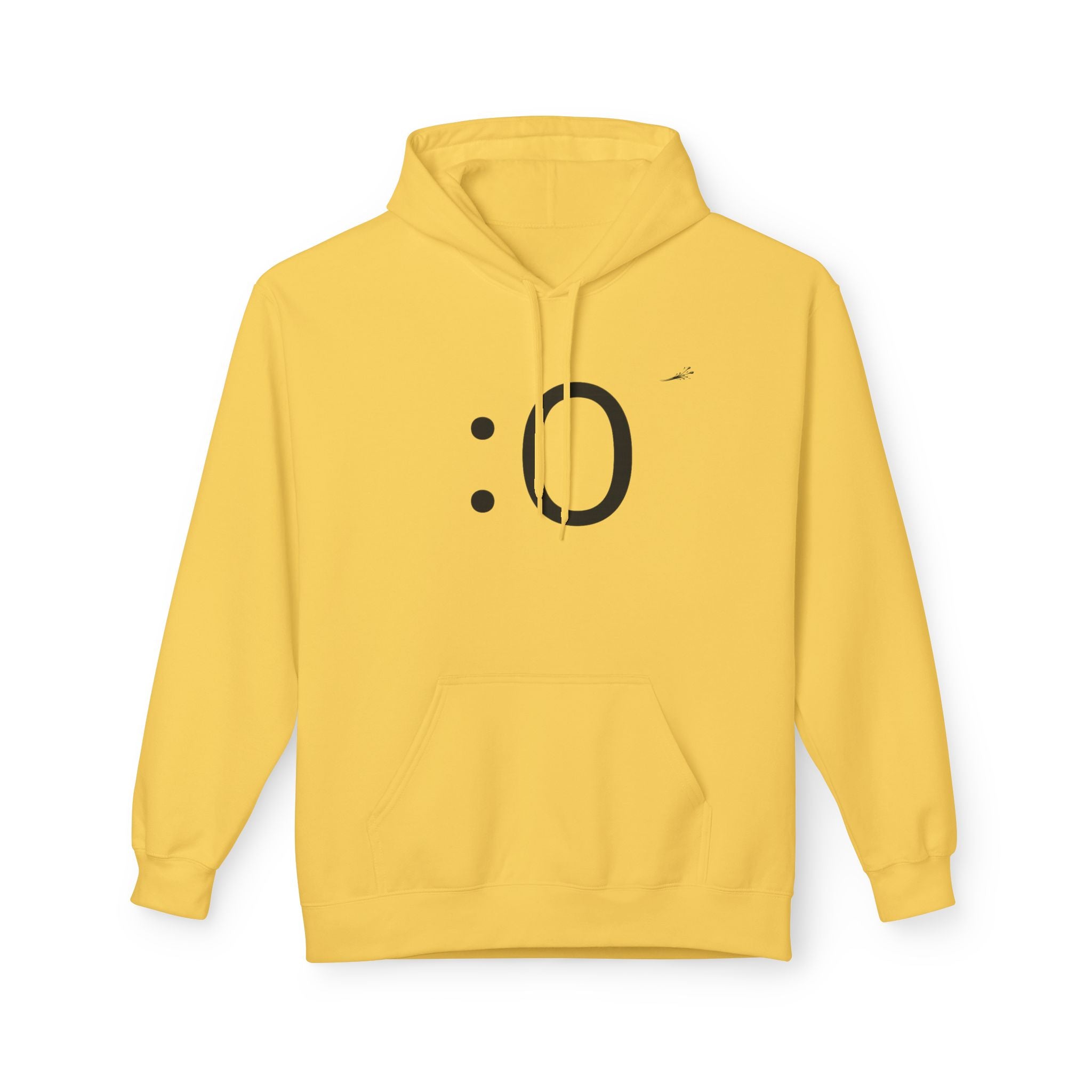 Smiley Face Hoodie – Minimal Emoticon Graphic Pullover