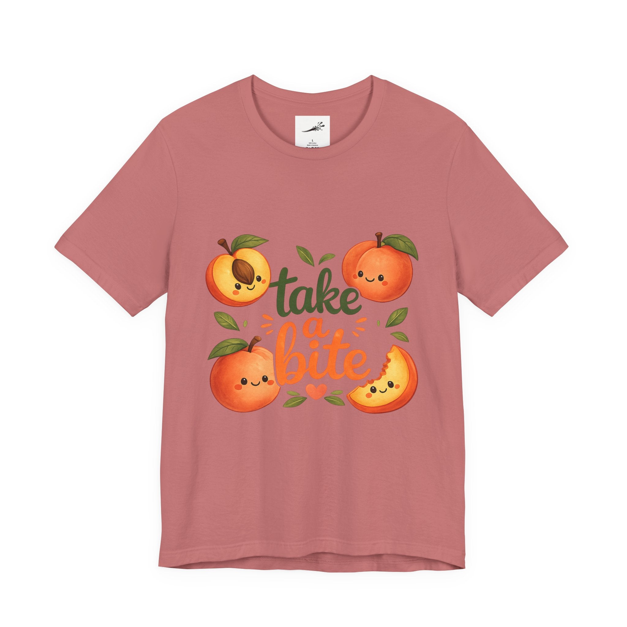 Peach "Take a Bite" Graphic Tee