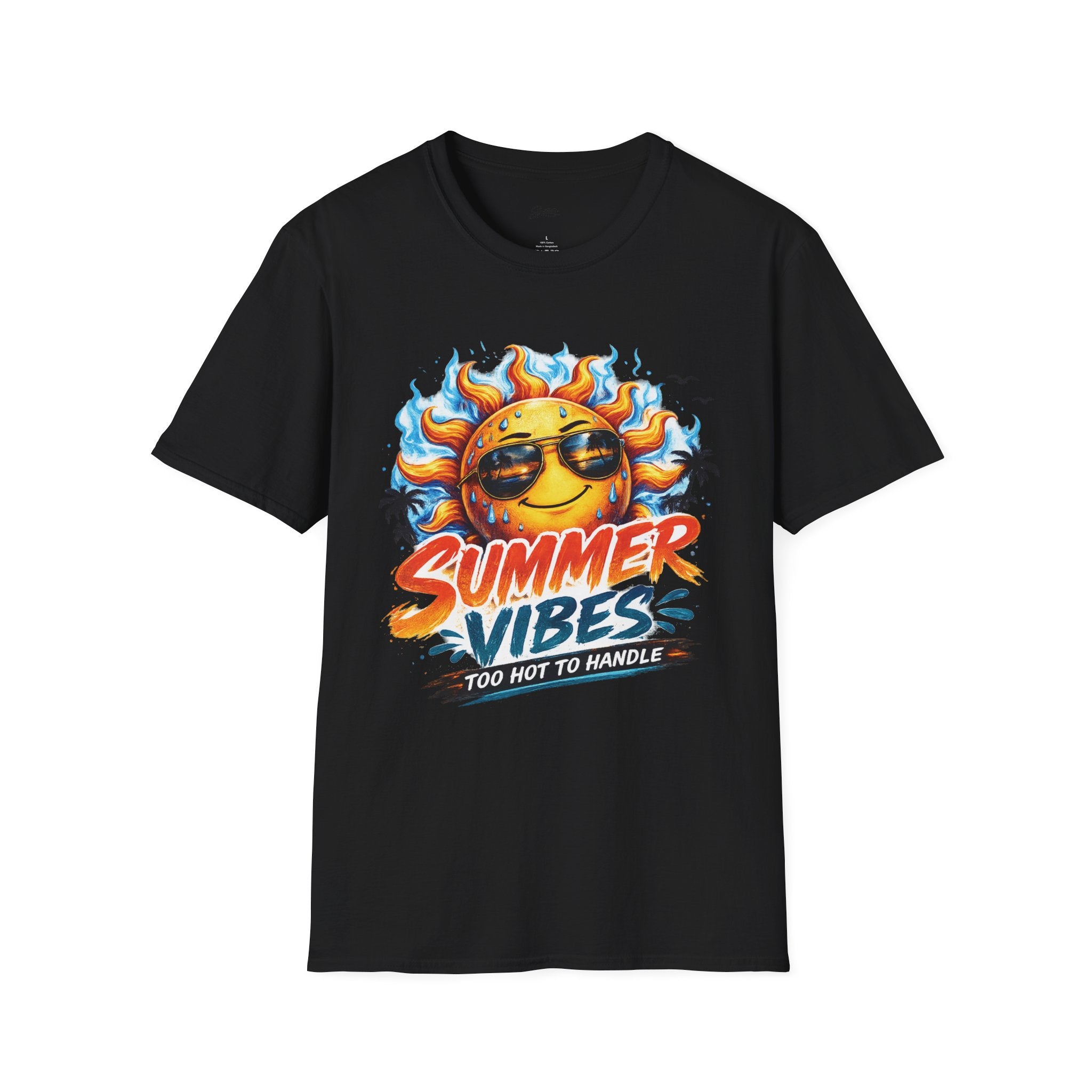 ☀️ Summer Vibes – Too Hot To Handle Tee (Gildan Softstyle® 64000)