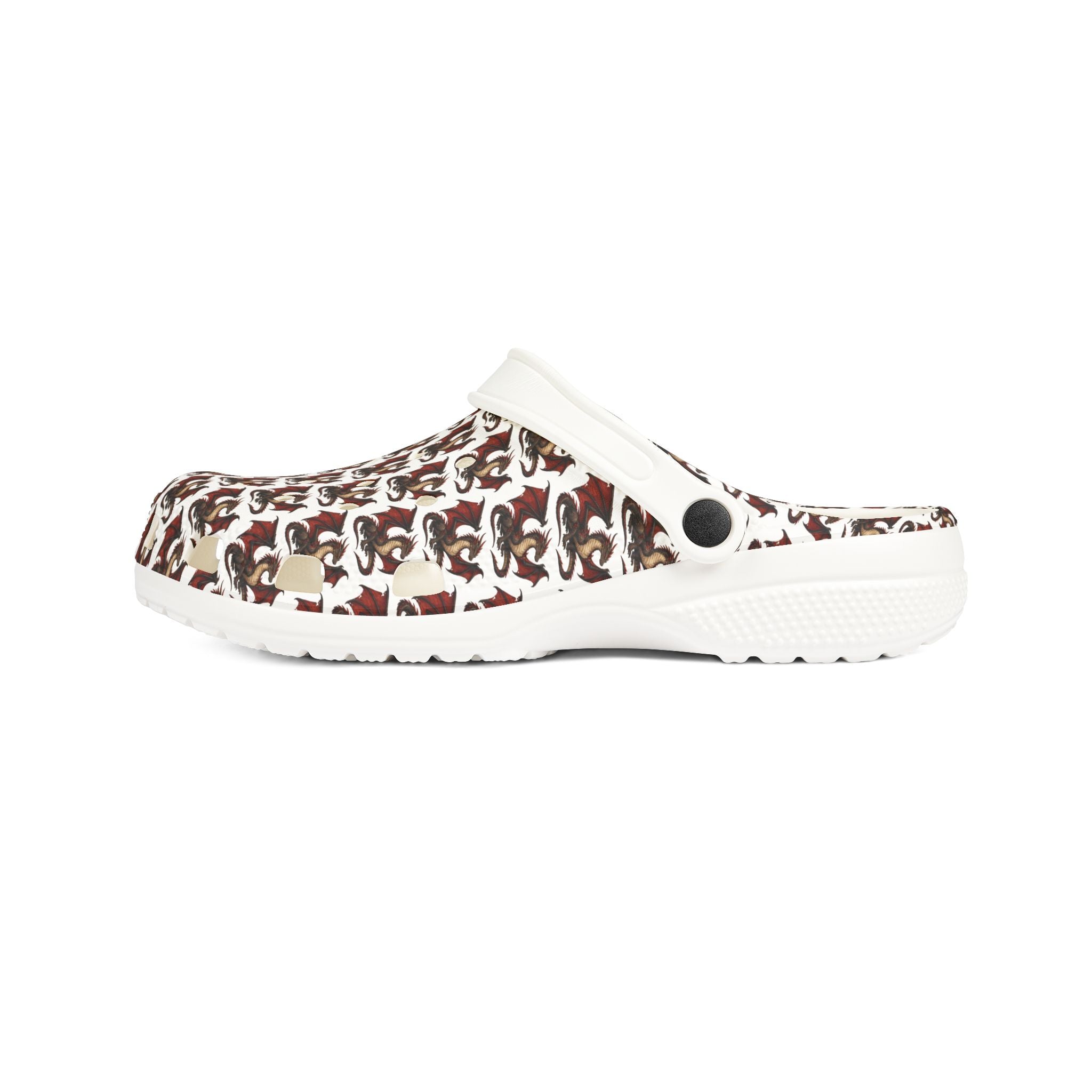Fierce Dragon Clogs-EVA Foam Rubber Shoes (AOP)