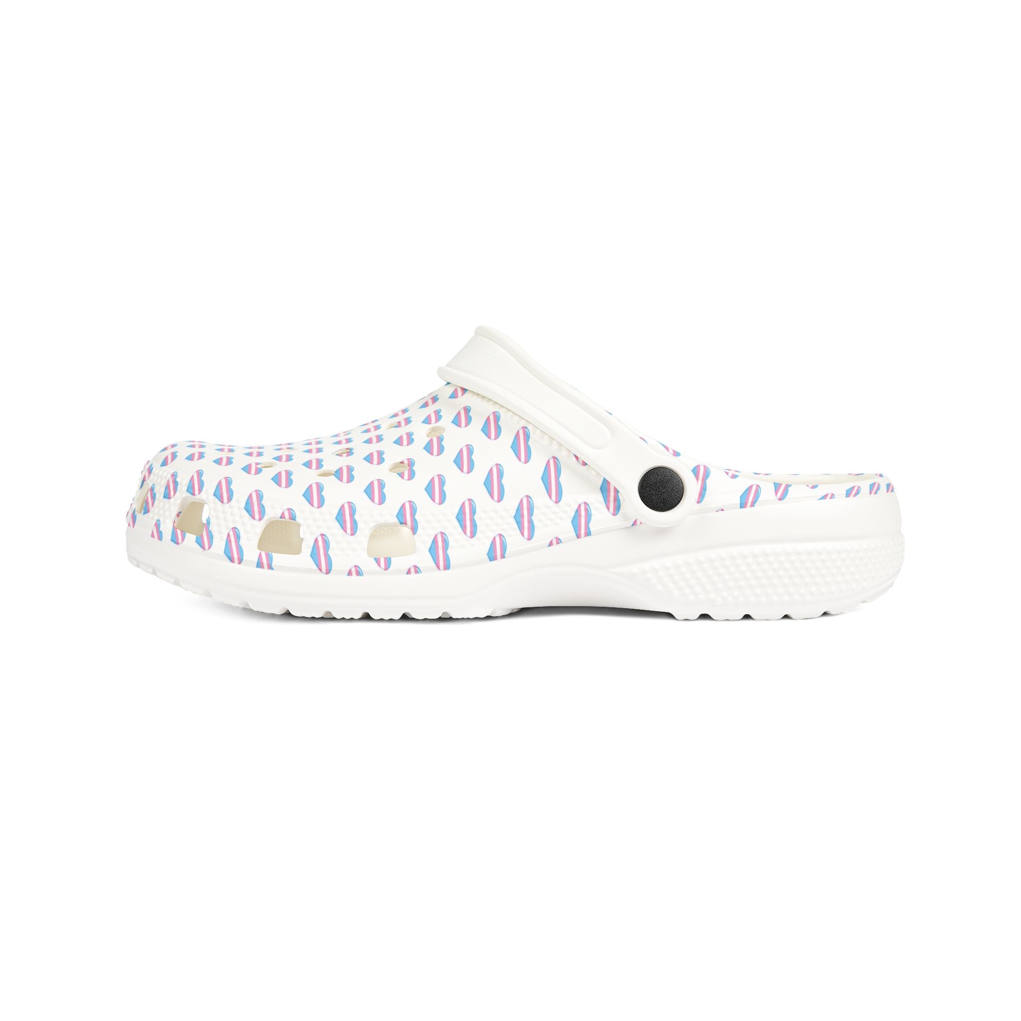 Trans Pride Heart-EVA Foam Rubber Shoes (AOP)
