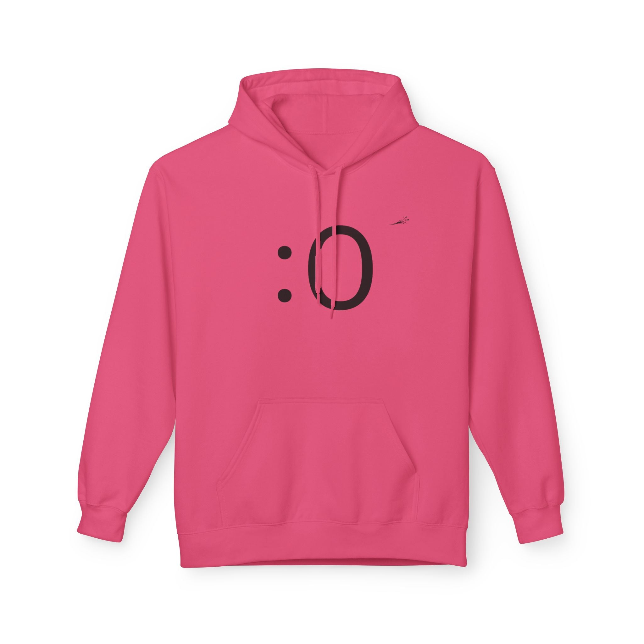 Smiley Face Hoodie – Minimal Emoticon Graphic Pullover