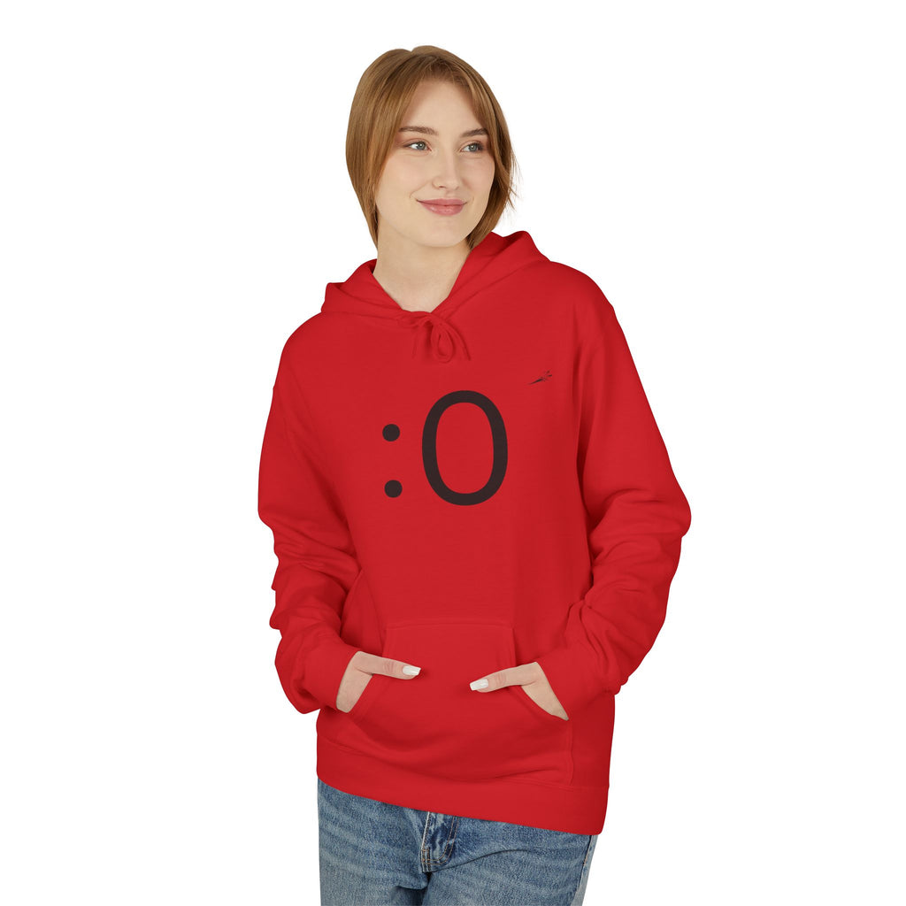 Smiley Face Hoodie – Minimal Emoticon Graphic Pullover