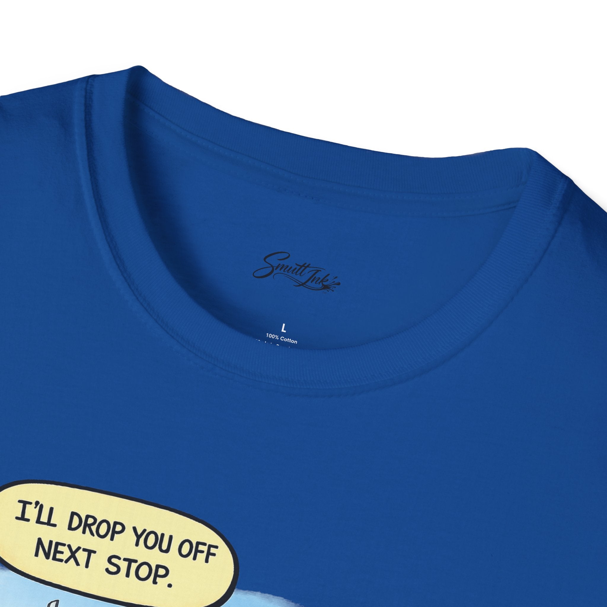 Trucker Rescue T‑Shirt – 'I’ll Drop You Off Next Stop' Vintage Semi Driver Tee