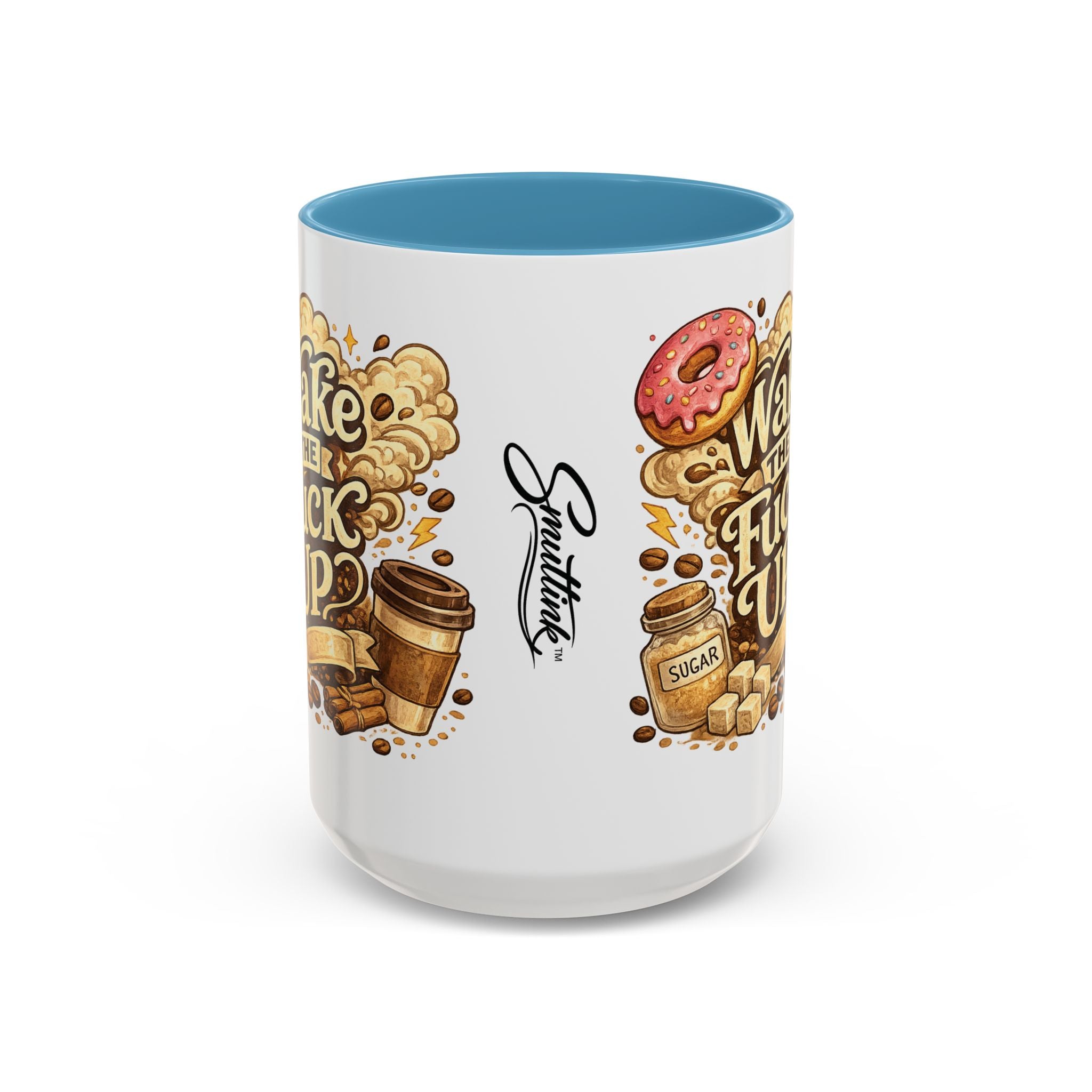 Wake The F*** Up Coffee Mug — Funny Morning Caffeine Gift (11/15oz)