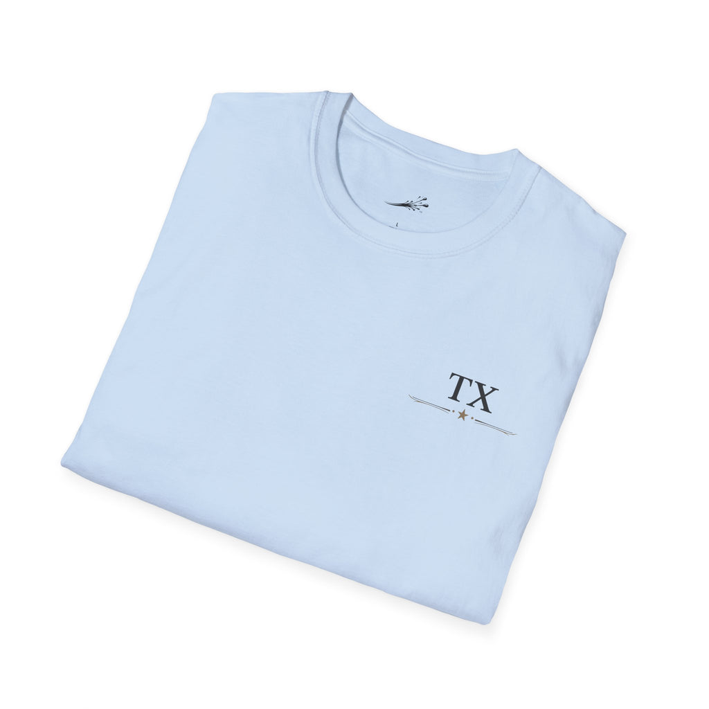 Texas Hold'em Poker T-Shirt — Retro State Map & Playing Cards Graphic