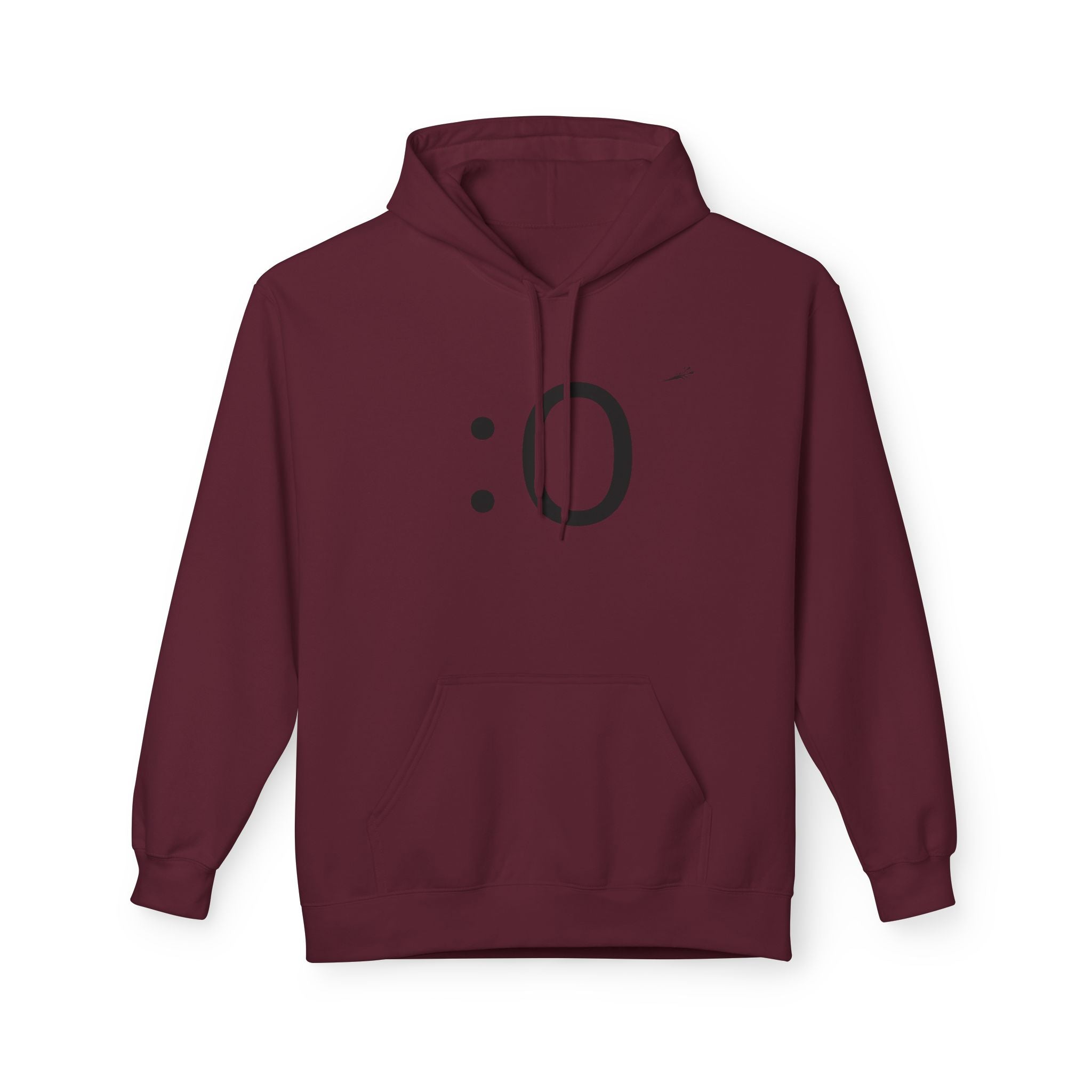 Smiley Face Hoodie – Minimal Emoticon Graphic Pullover
