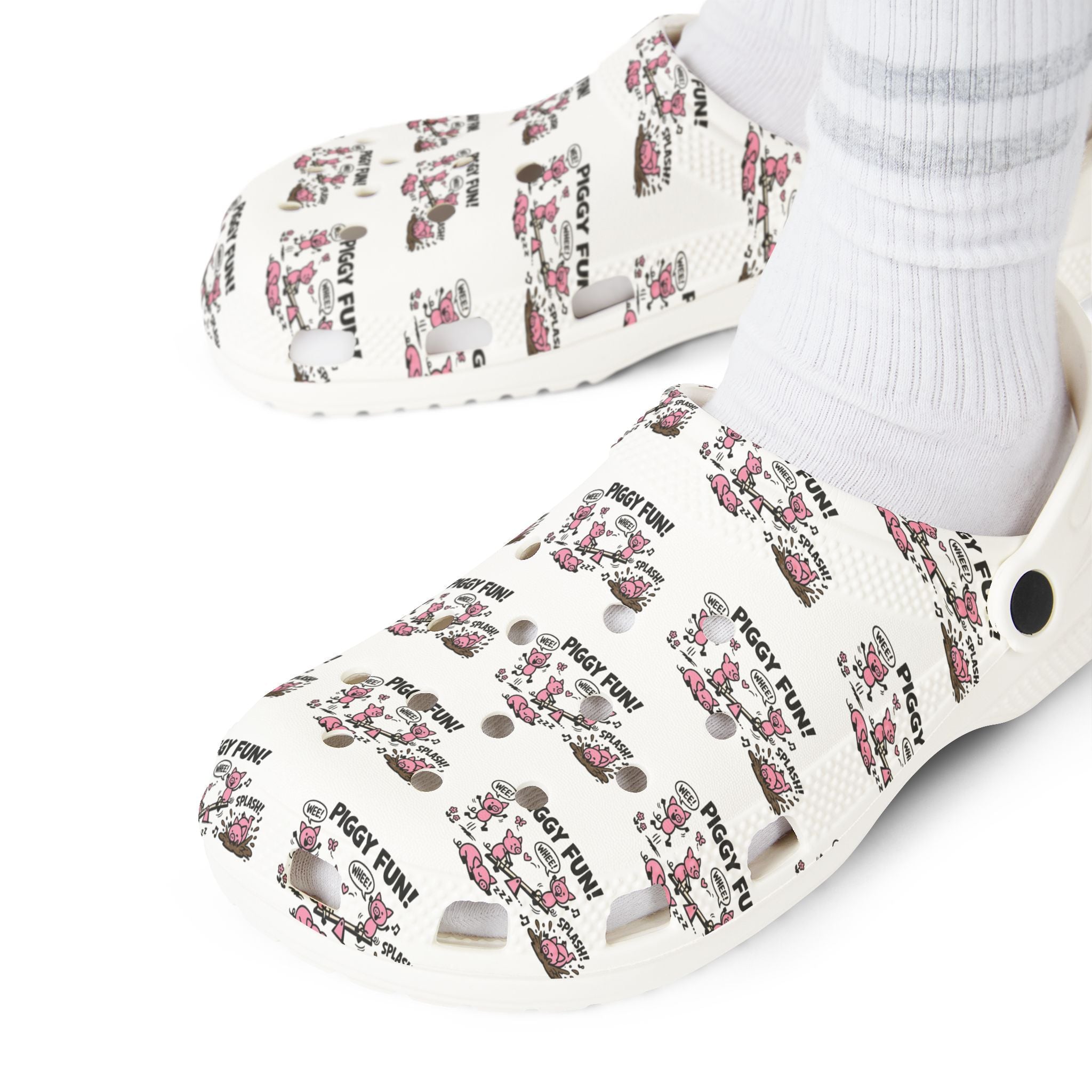 'Little Piggies' EVA Foam Clogs – Lightweight Relax & Casual Slip-On Shoes