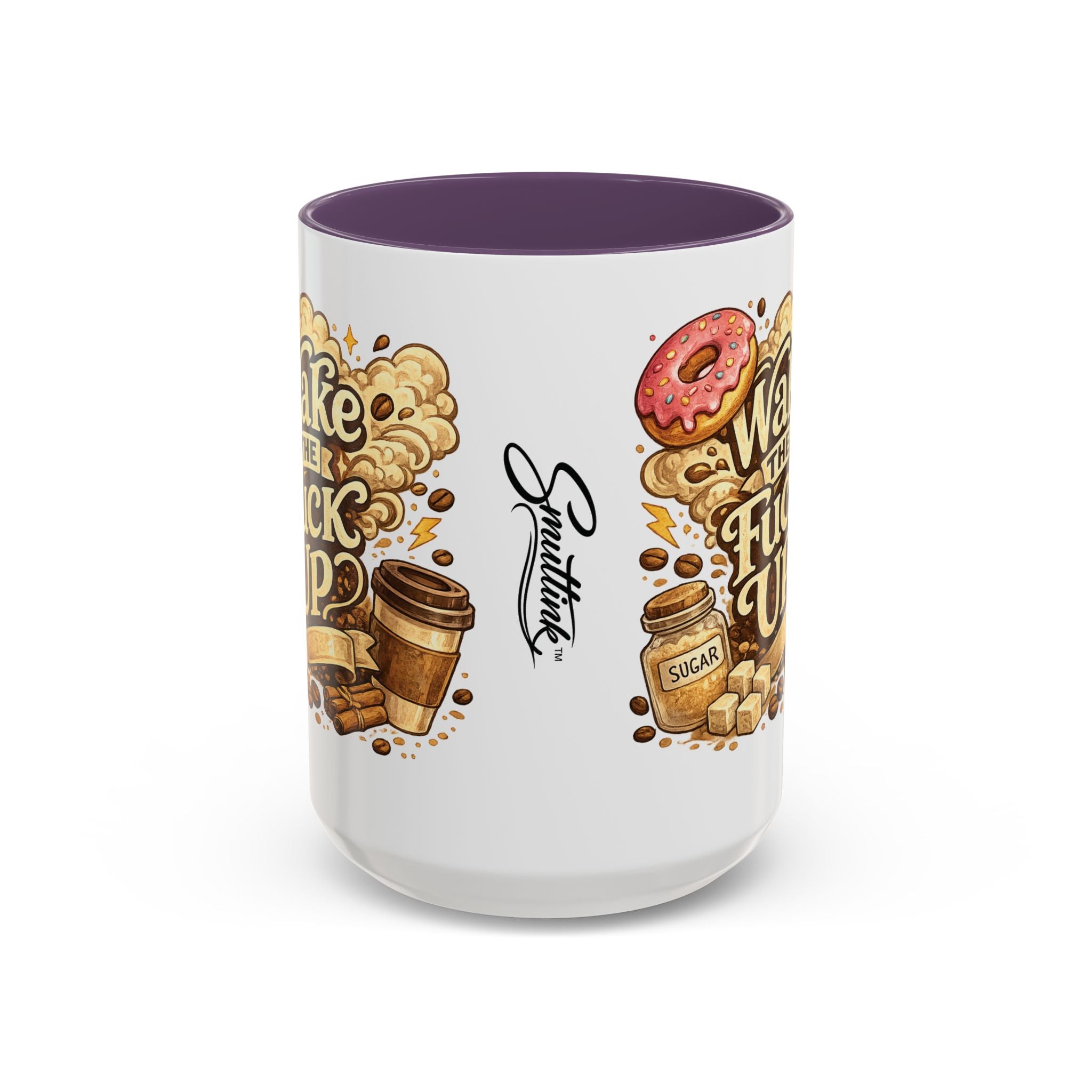Wake The F*** Up Coffee Mug — Funny Morning Caffeine Gift (11/15oz)