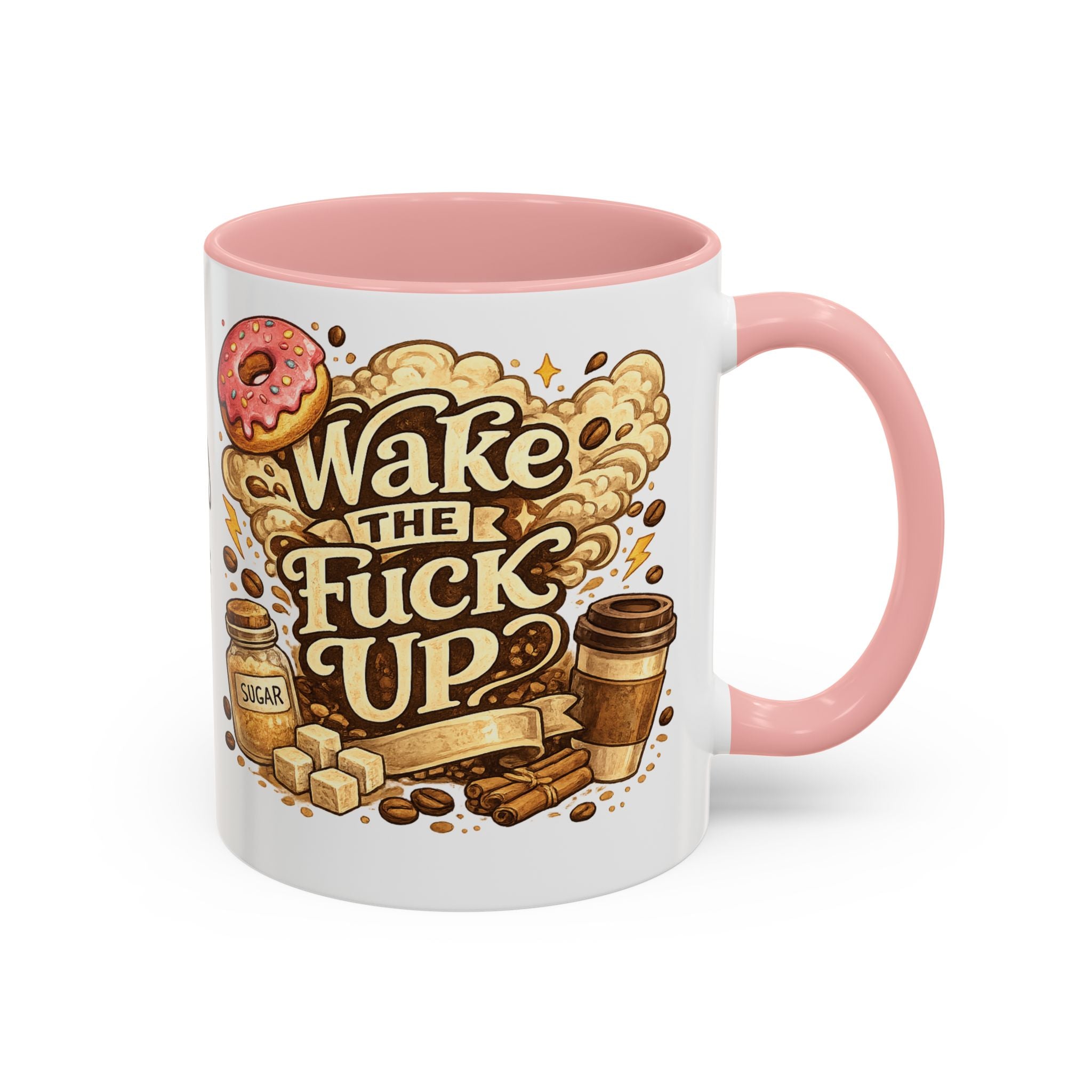 Wake The F*** Up Coffee Mug — Funny Morning Caffeine Gift (11/15oz)