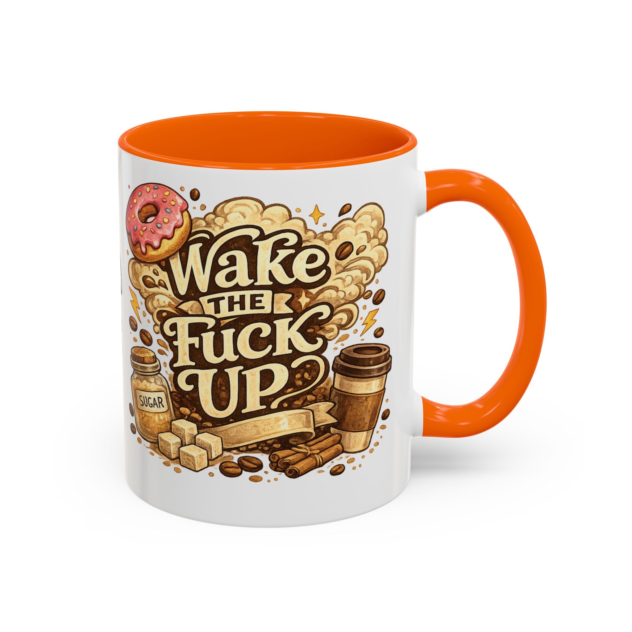 Wake The F*** Up Coffee Mug — Funny Morning Caffeine Gift (11/15oz)