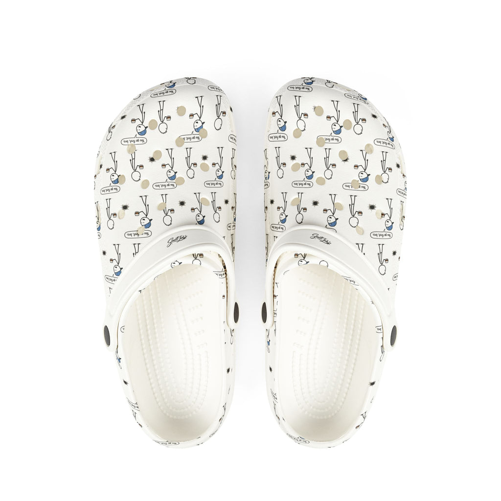 EVA Foam Clogs —Adult-humor “gloryhole” motif  Pattern Slip-On Shoes