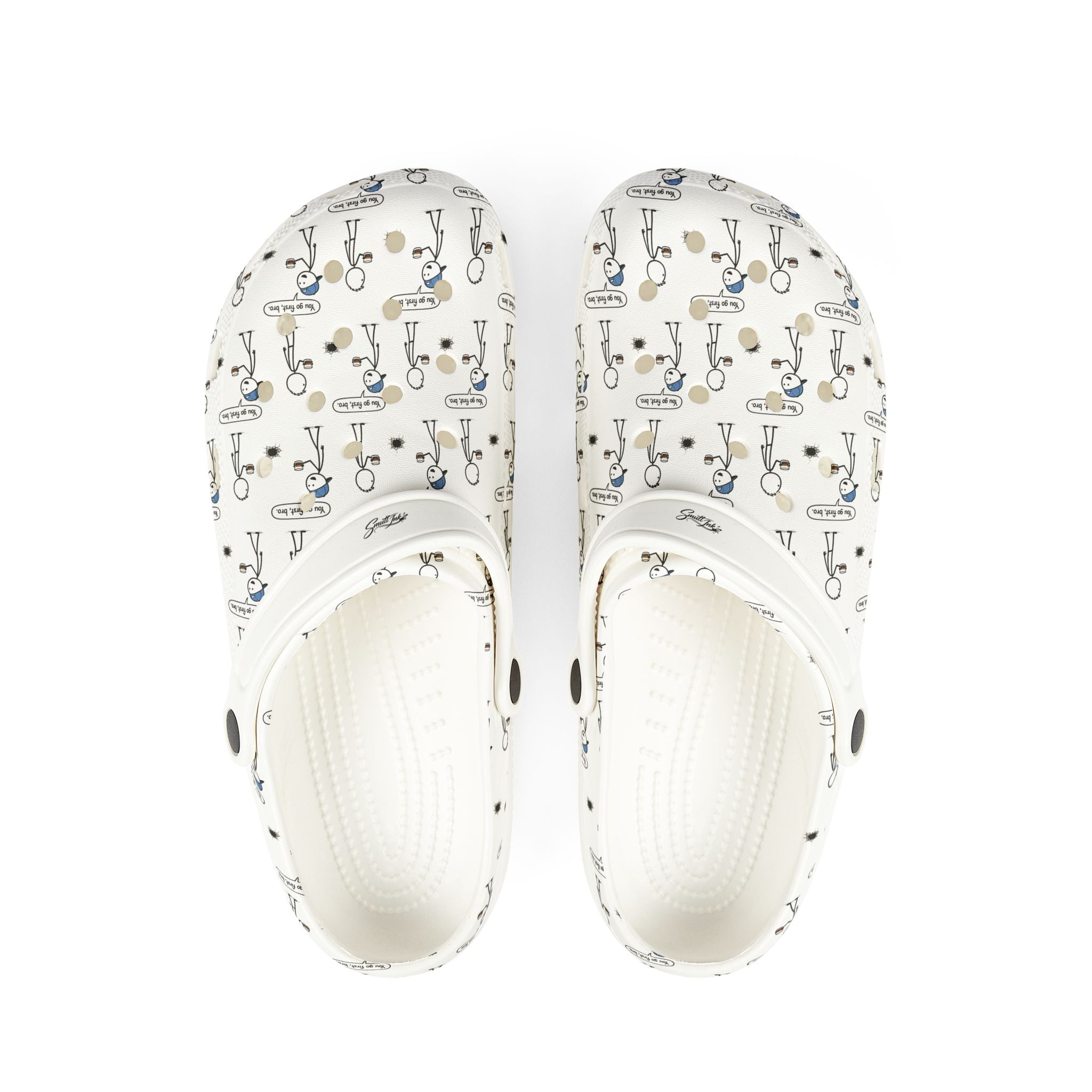 EVA Foam Clogs —Adult-humor “gloryhole” motif  Pattern Slip-On Shoes