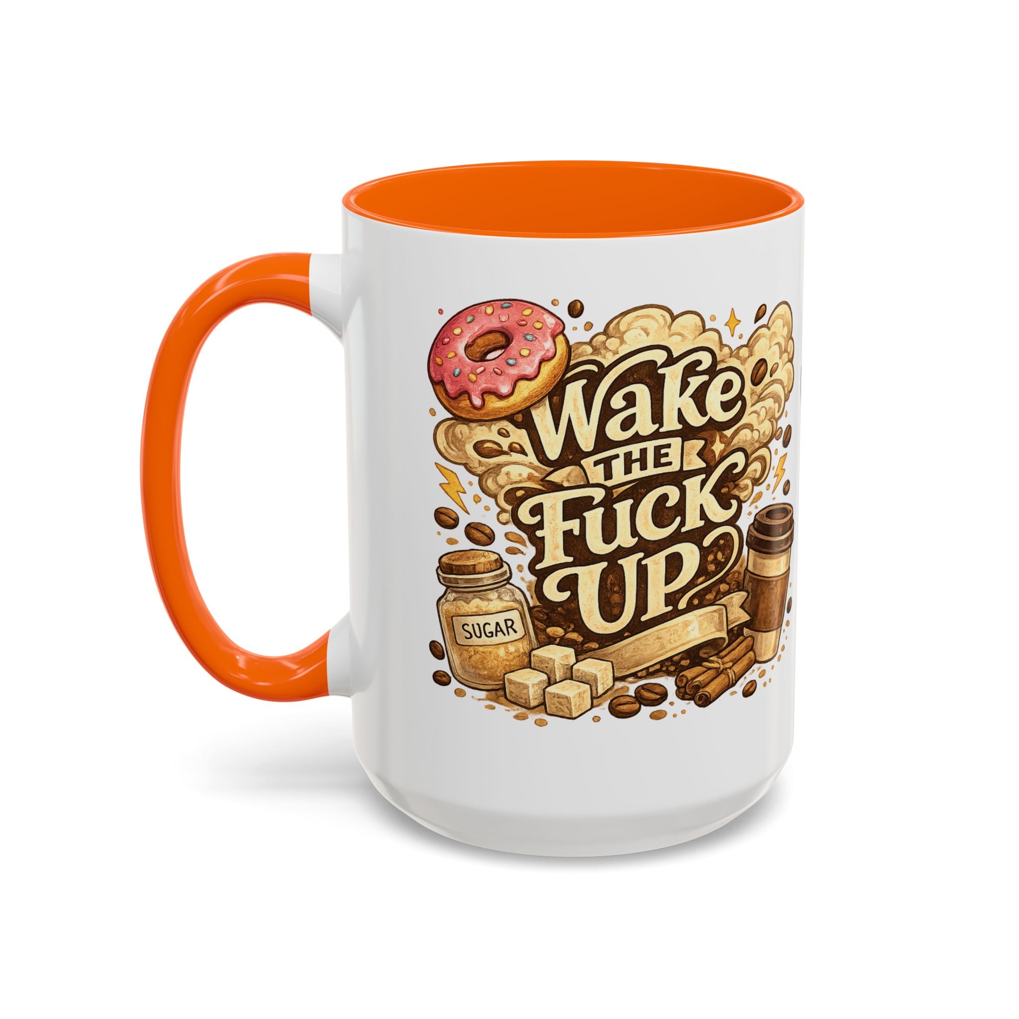 Wake The F*** Up Coffee Mug — Funny Morning Caffeine Gift (11/15oz)
