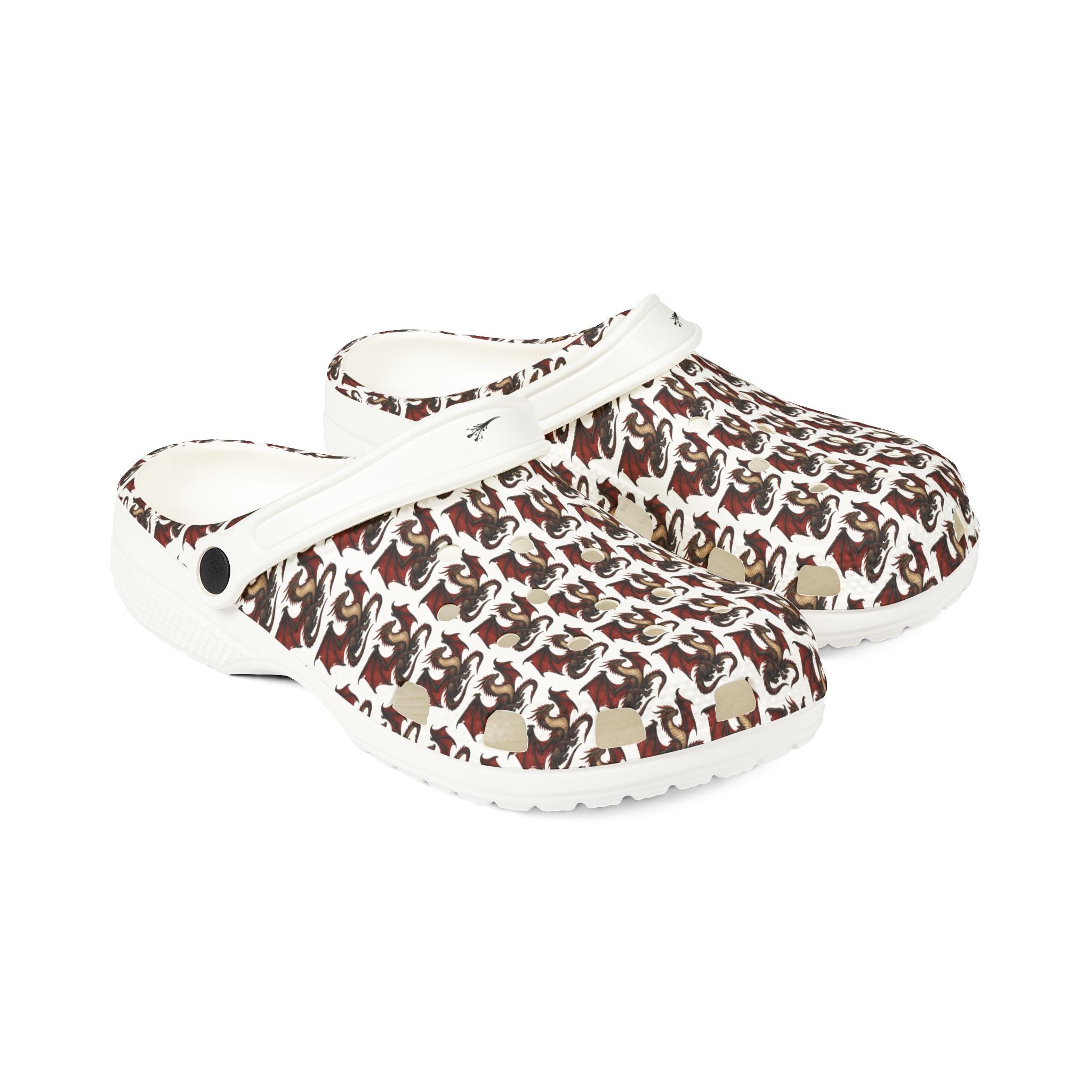 Fierce Dragon Clogs-EVA Foam Rubber Shoes (AOP)