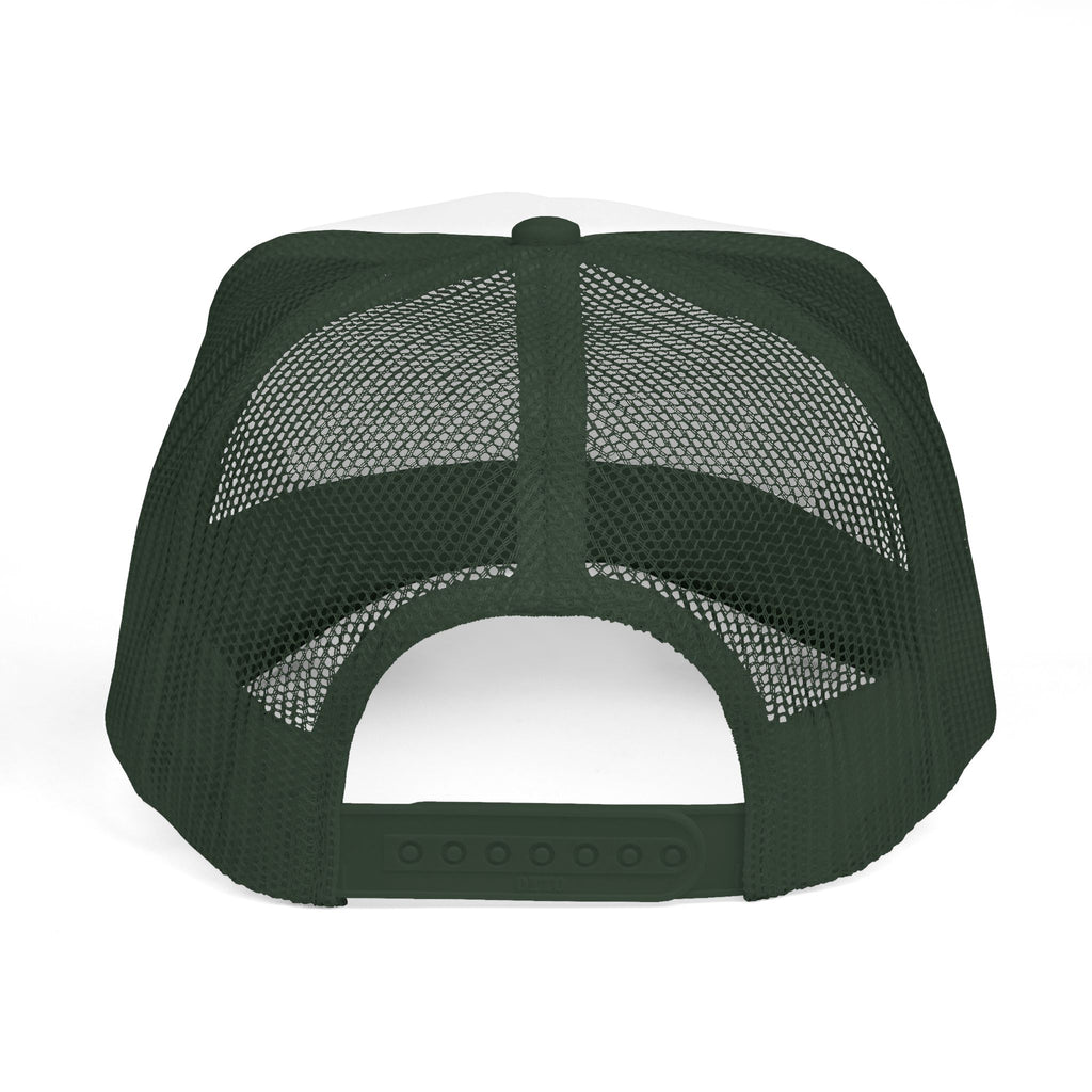 Comic Panel Trucker Hat — "Check" Retro Cartoon Design