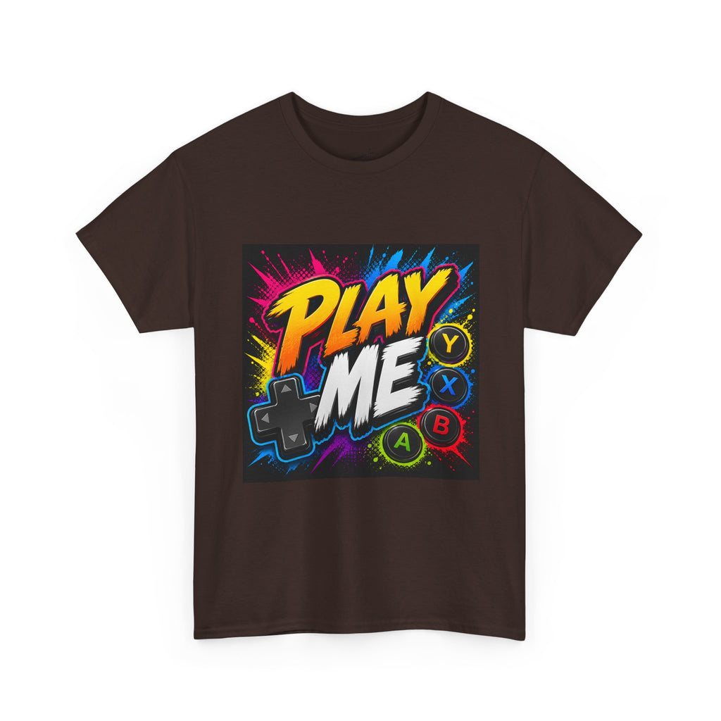 Play Me Gamer T‑Shirt — Retro Controller Graphic Tee