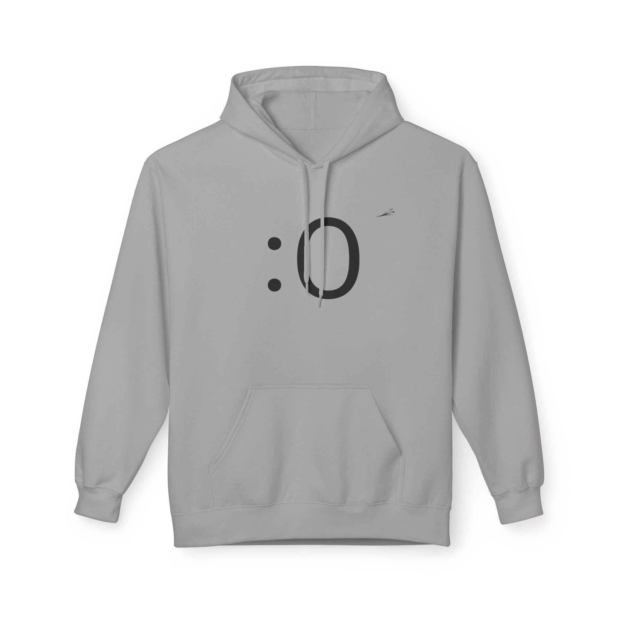 Smiley Face Hoodie – Minimal Emoticon Graphic Pullover