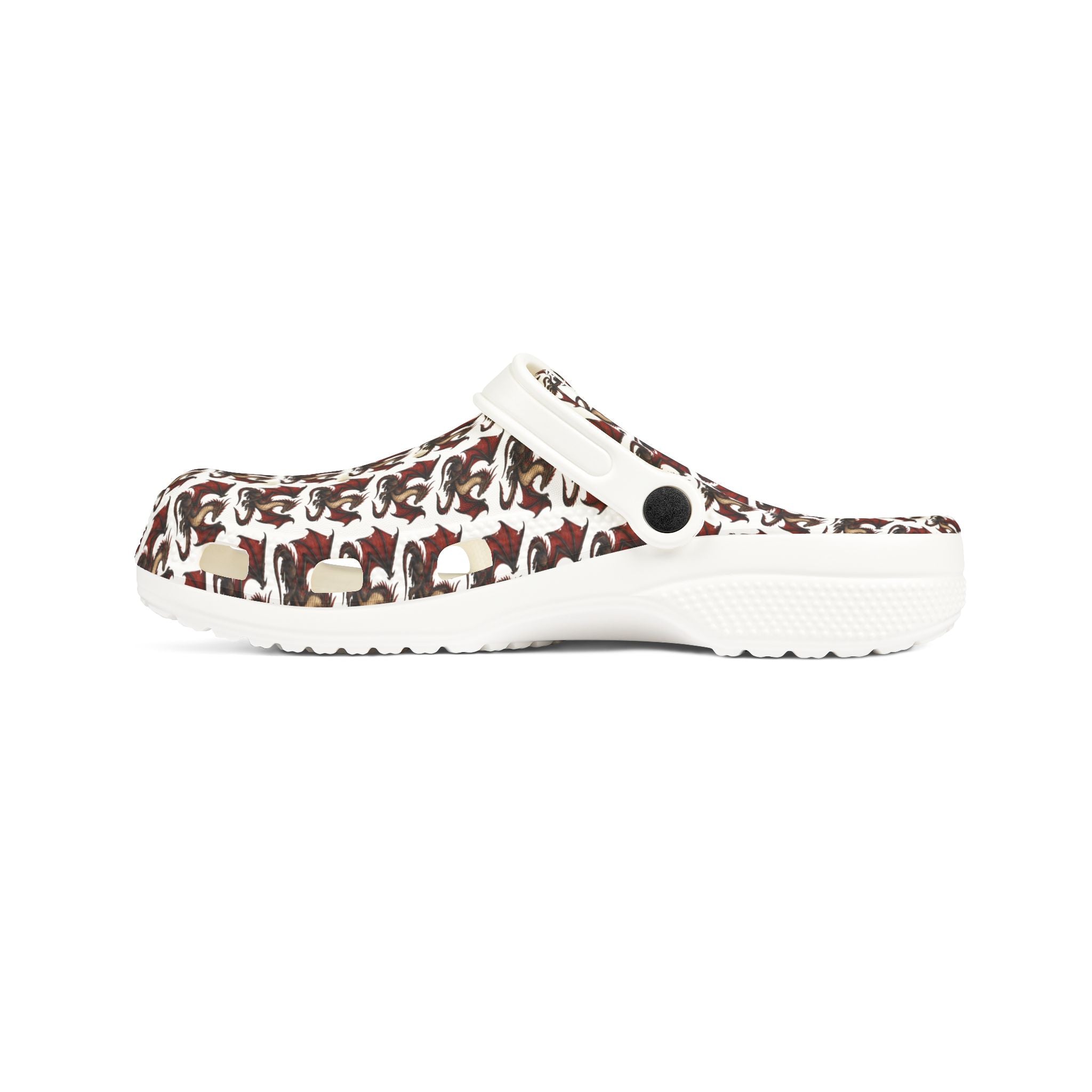 Fierce Dragon Clogs-EVA Foam Rubber Shoes (AOP)