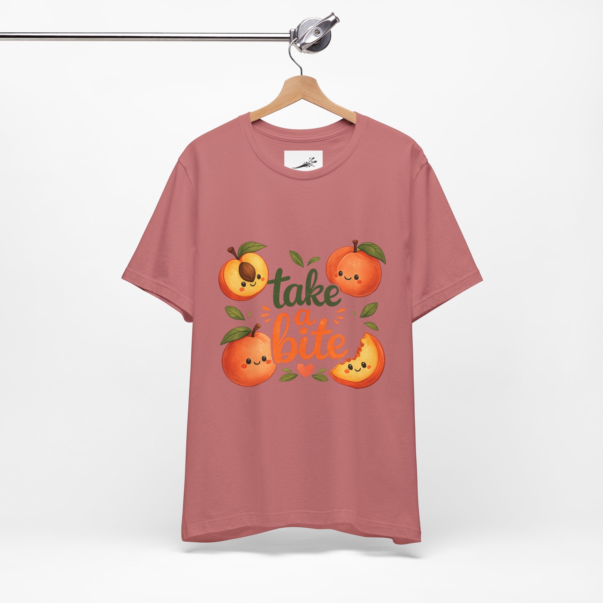 Peach "Take a Bite" Graphic Tee