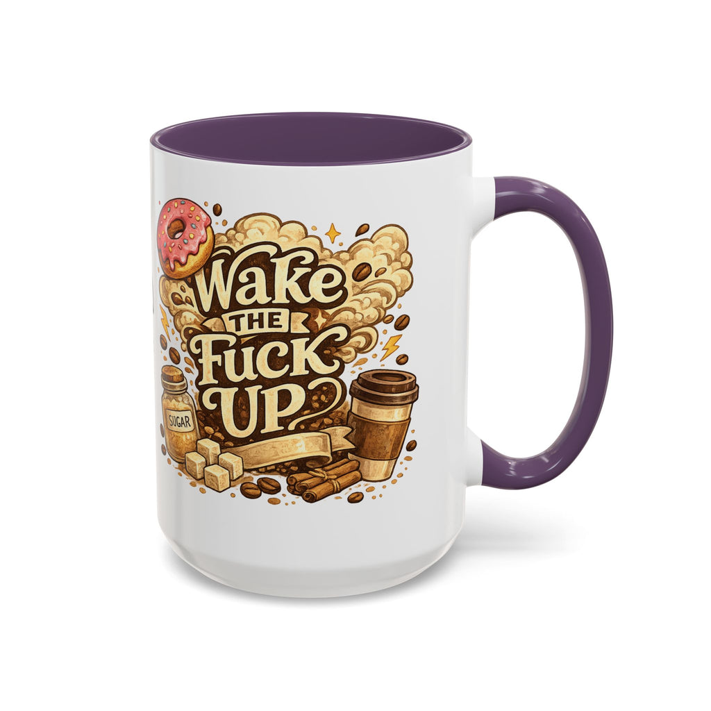 Wake The F*** Up Coffee Mug — Funny Morning Caffeine Gift (11/15oz)