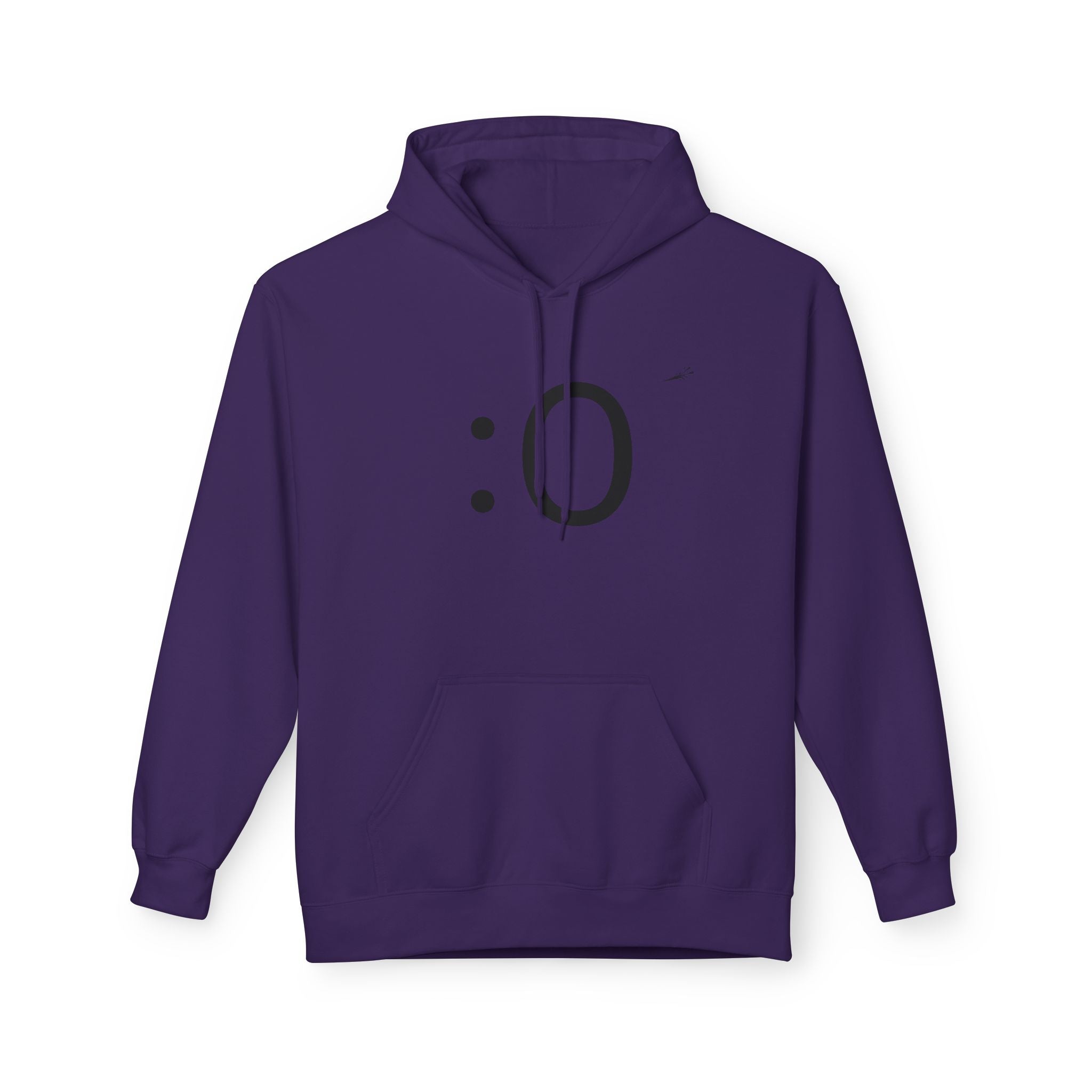 Smiley Face Hoodie – Minimal Emoticon Graphic Pullover