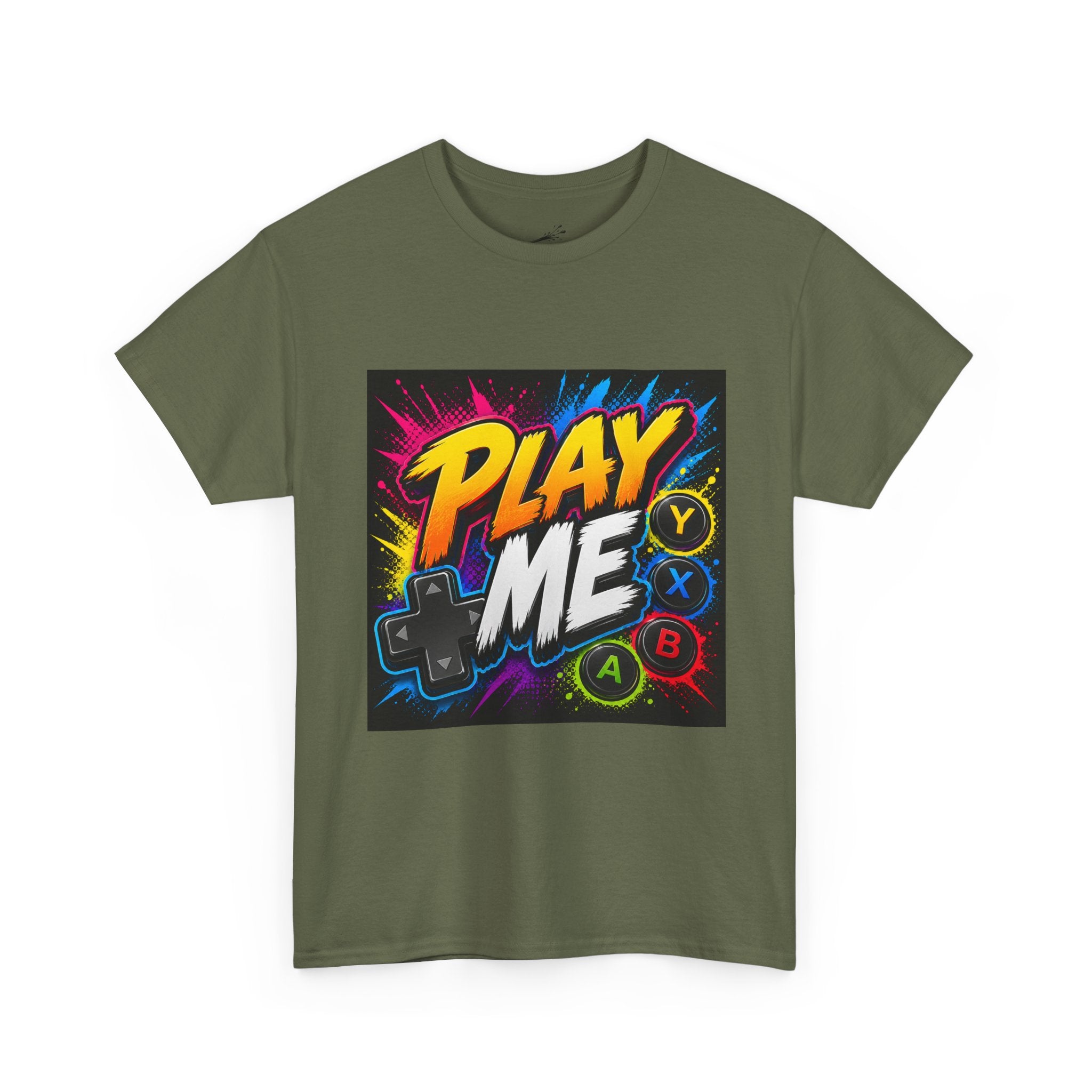 Play Me Gamer T‑Shirt — Retro Controller Graphic Tee