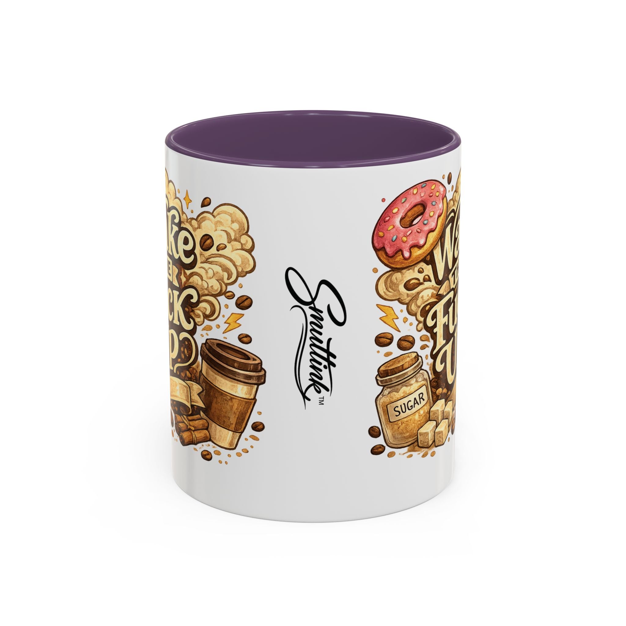 Wake The F*** Up Coffee Mug — Funny Morning Caffeine Gift (11/15oz)