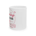 Ceramic Mug - Camming Cute Pink Heart Coffee Cup (11oz/15oz)