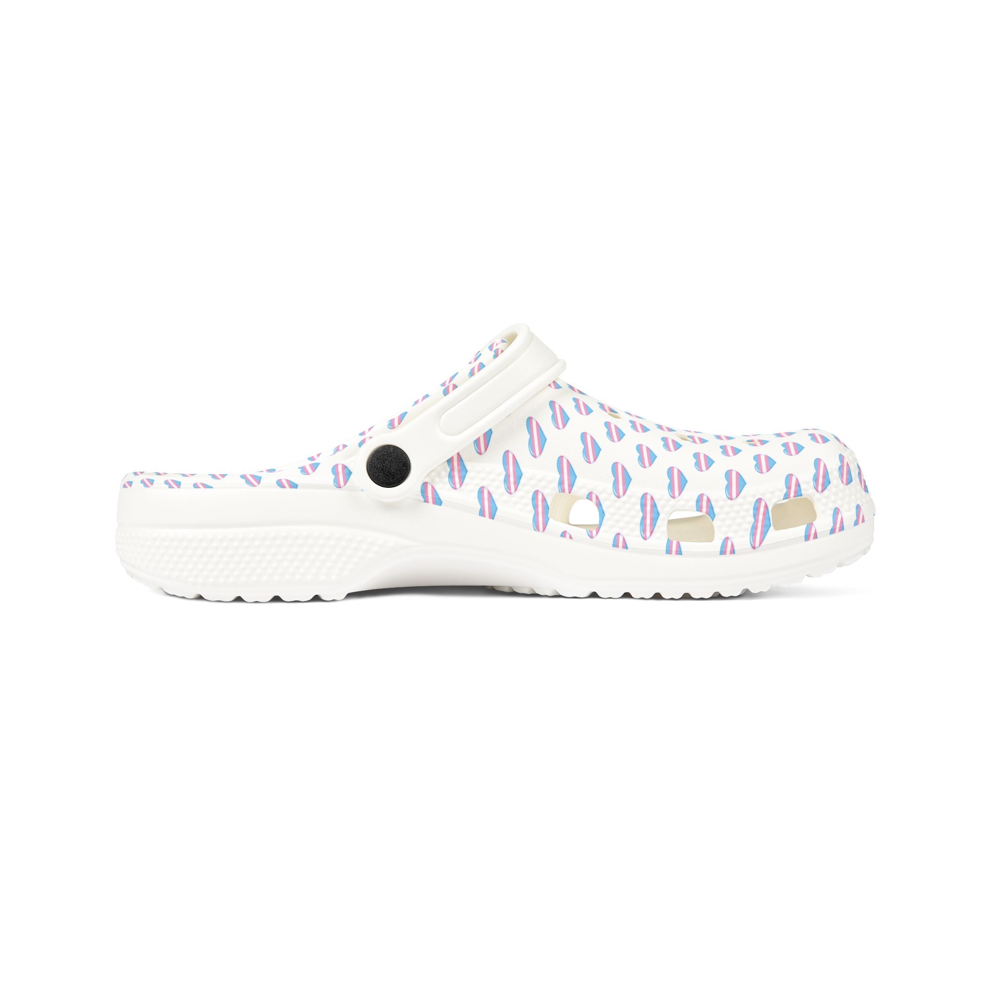 Trans Pride Heart-EVA Foam Rubber Shoes (AOP)