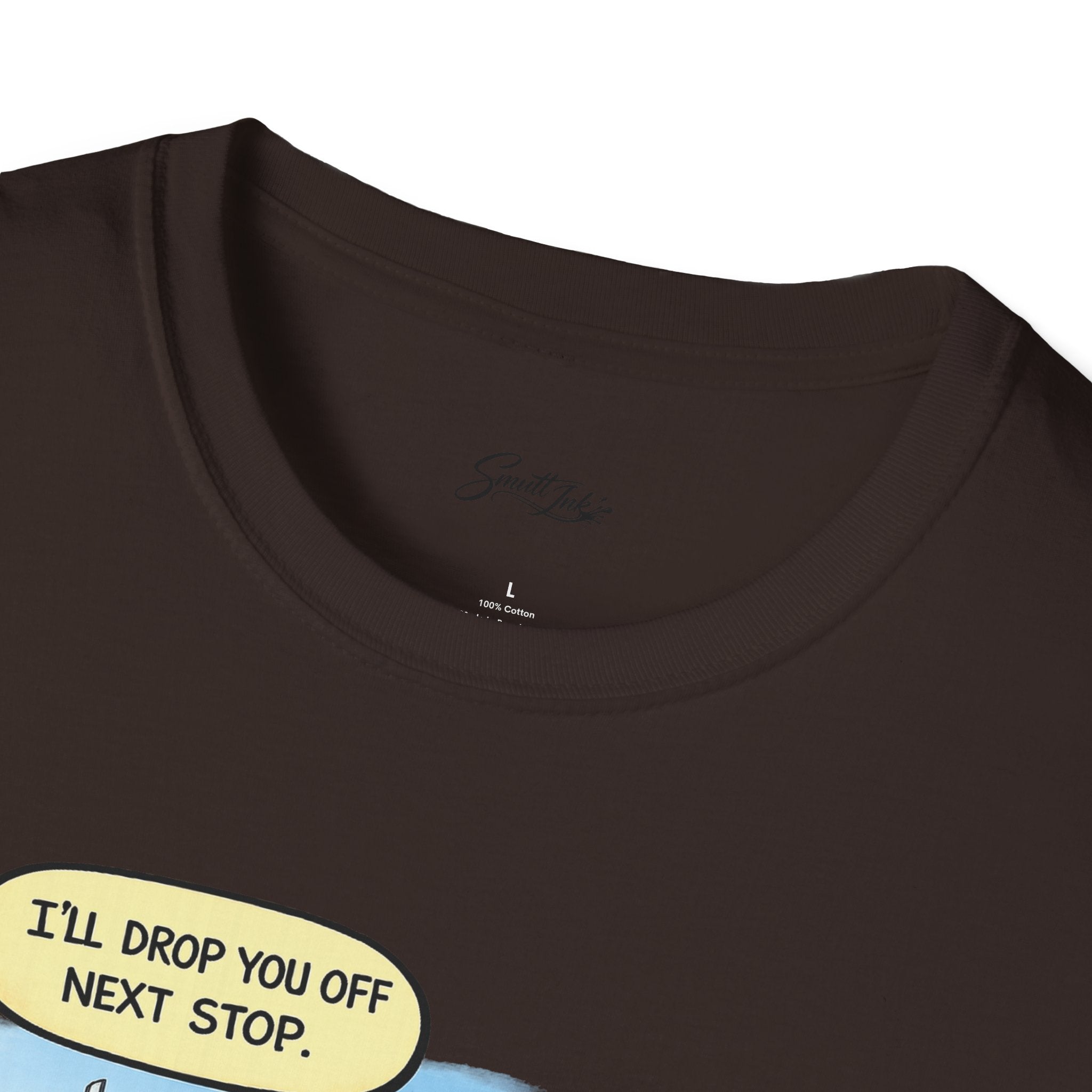 Trucker Rescue T‑Shirt – 'I’ll Drop You Off Next Stop' Vintage Semi Driver Tee