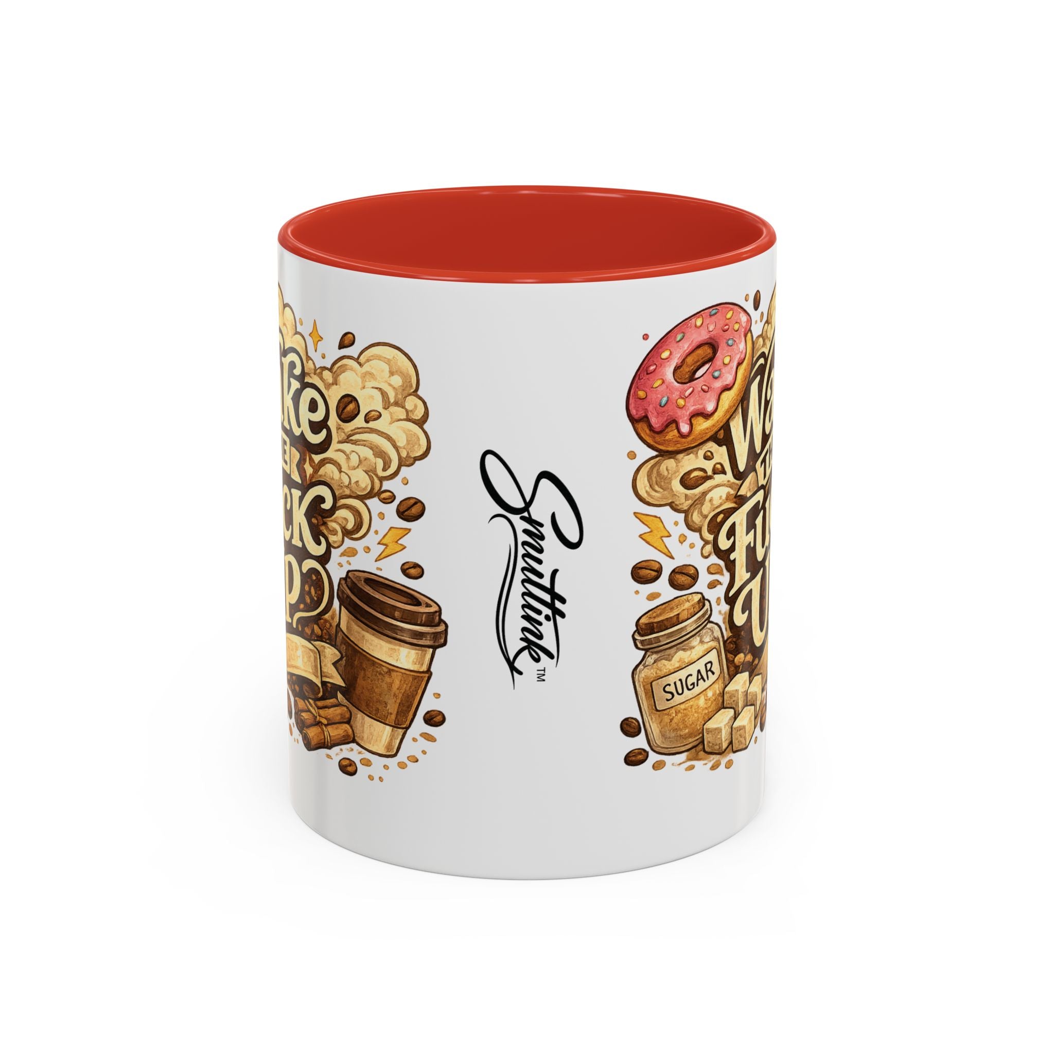 Wake The F*** Up Coffee Mug — Funny Morning Caffeine Gift (11/15oz)